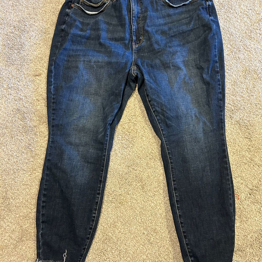 Judy Blue Plus Size 22W Skinny Jeans Blue Stretch Denim Women's Fashion